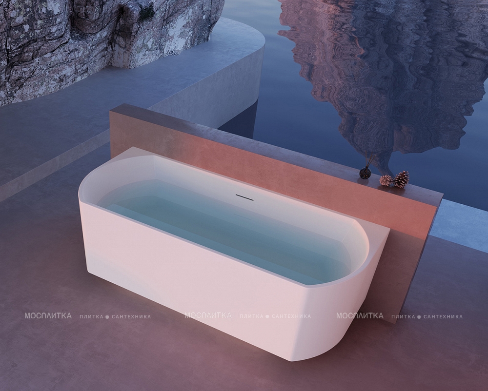Акриловая ванна Abber 170х75 см AB9488-1.7, белая - изображение 3