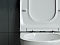 Комплект подвесной безободковый унитаз Ceramica Nova Forma с крышкой-сиденьем CN3011 + инсталляция Am.Pm ProC I012707.0138 с клавишей смыва ProC L, чёрная матовая - 7 изображение