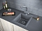 Мойка кухонная Paulmark Leer PM104249-DG графит - изображение 3