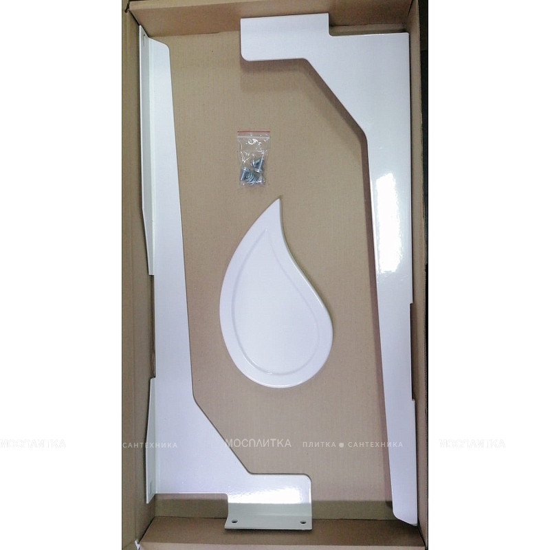 Раковина Altasan Subra 60 см UPP60SUBRAs на стиральную машину, белая - изображение 4