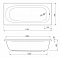 Акриловая ванна Cezares Piave 170x70 см PIAVE-170-70-42-W37 - изображение 3