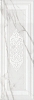 Декор Прадо белый панель глянцевый обрезной 40x120