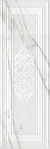 Керамическая плитка Kerama Marazzi Декор Прадо белый панель глянцевый обрезной 40x120