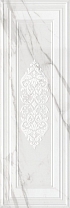 Керамическая плитка Kerama Marazzi Декор Прадо белый панель глянцевый обрезной 40x120 