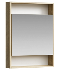 Зеркальный шкаф Aqwella Сити SIT0406DB 60 x 80 см настенный, дуб балтийский