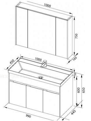 Комплект мебели для ванной Aquanet Латина 100 белый - изображение 13