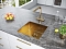 Мойка кухонная Paulmark Gerberg PM214444-BG брашированное золото - изображение 3
