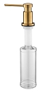 Дозатор для жидкого мыла Paulmark Brevit D005-BG брашированное золото