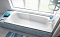 Стальная ванна BLB Universal HG 150x75 см - 2 изображение
