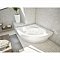 Акриловая ванна Aquatek Калипсо 146х146 см KAL146-0000005 с гидромассажем, белый - изображение 2