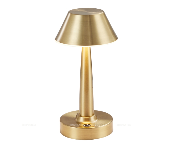 Настольная лампа Снорк бронза d12 h25 Led 6W (3200K) диммируемая 07064-B,20 - 2 изображение