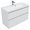Комплект мебели для ванной Aquanet Гласс 100 белый - 8 изображение