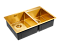 Мойка кухонная Paulmark Berman PM517851-BG брашированное золото - изображение 2