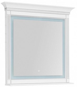 Зеркало Aquanet Селена 105 белое/серебро